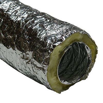 Rubber-Cal 845605000000 "HVAC Insulated-Flex Ducting Ventilation Duct Hose, 12-Inch by 25-Feet