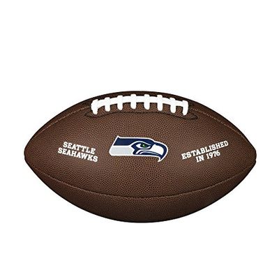 Wilson Unisex-Adult NFL Licensed Ball, Brown, Uni