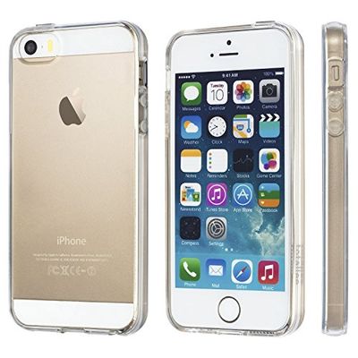 Novago Custodia Compatibile con iPhone 5,5S,SE del Gel di Silicone Trasparente AntiGraffio, Ultra-Durevole con Modelli