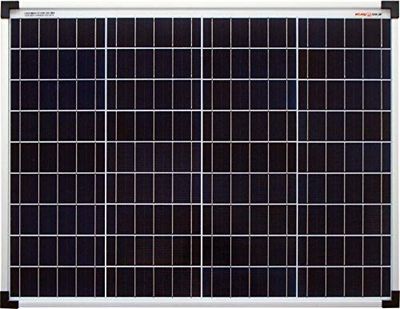 Enjoy solar Poly 50 W 12V Panneau solaire polycristallin Panneau solaire photovoltaïque idéal pour camping-car, abri de jardin, bateau