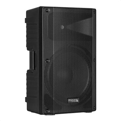 Ibiza - XTK15-MKII - Altoparlante passivo SONO 15"/38 cm - Tweeter a compressione da 25 mm - Sistema Bass Reflex - Maniglie e ruote - NUOVA VERSIONE - Nero - Feste, eventi, club, conferenze