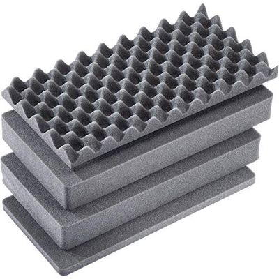 Peli 1506AirFS Replacement Foam Set, Original Air Case Accessory, Compatible Air 1506, Colour: Black