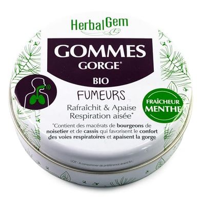 Herbalgem - Gommes Gorge Fumeurs Bio 45 g