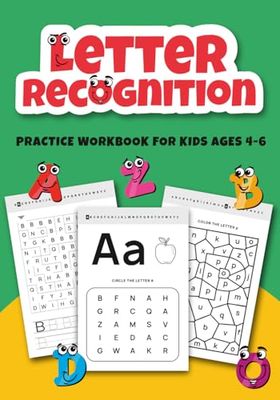 Letter Recognition Games for Kindergarten with Alphabet Mazes and Letter Tracing: Alphabet Workbook for Preschoolers