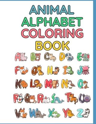 Animal Alphabet Coloring Book