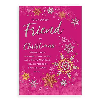 Regal Publishing Classic Christmas Card Friend - 9 x 6 inches