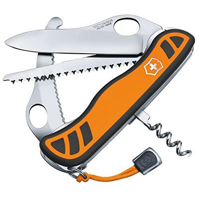 Victorinox, Hunter XTM Grip, Coltello Svizzero, Originale, Multiuso, Campeggio, 6 Funzioni, Lama, grande, Cavatappi, Bloccabile, Lama a una mano
