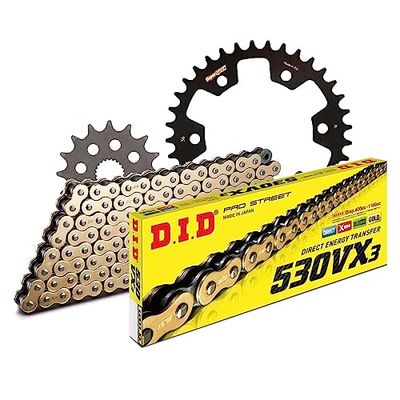Kettingset DID staal 530VX3 / 112 eindeloos voor Bombardier - Can-am DS Baja X 650 cc