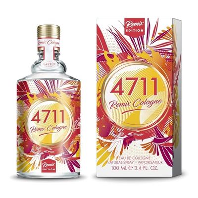 4711 REMIX Exotic Paradise Eau de Cologne for Women 100ml - Vibrant Fragrance with Tropical, Exotic Notes