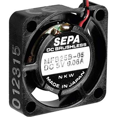 SEPA MFB25B05-BLI MFB25B05 Axialluefter 5 V/DC 23 l/min (l x b x h) 25 x 25 x 6,5 mm