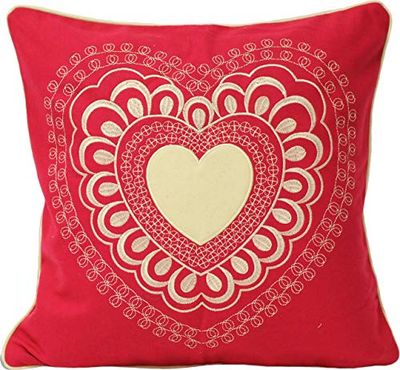 Riva Paoletti VALANTINE C/Case 45X45 Fuchsia, Poliestere, Fucsia, 45x45cm
