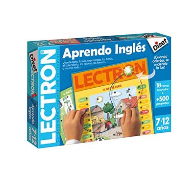 Diset - Lectron Aprendo inglês, jogo educativo para associar perguntas e respostas a partir de 7 anos