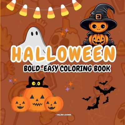Halloween Coloringbook: Easy coloringbook