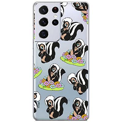 ERT GROUP etui na telefon Samsung S21 ULTRA, case oryginalny i oficjalnie licencjonowany przez Disney, wzór Pepe Le Pew 003, optymalnie dopasowane, plecki z TPU częściowo przeźroczyste