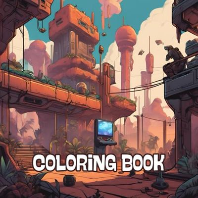 Video Game Coloring Book : A Gamer's Creative Journey: Relaxing, Adult coloring book, Coloring book for kids, abstract, whimsical