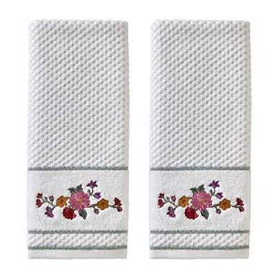SKL Home Hand Towel Set, Cotton, Blue
