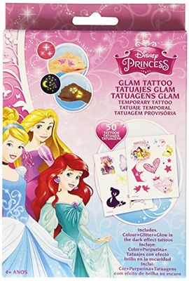 Bonus 675408 Paquet de tatouages temporaires de princesses