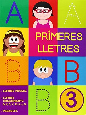 Primeres Lletres 3. Quadern escriptura lletra de PAL infantil.