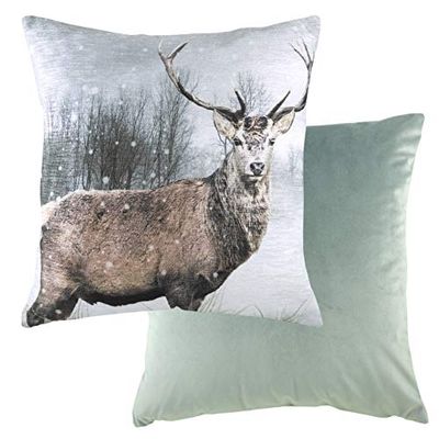 Evans Lichfield Coussin rembourré en Polyester Motif cerf 43 x 43 cm