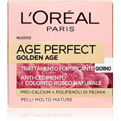 L'ORÉAL Ansiktskräm Ålder Perfekt Gyllene Ålder, Stärkande Behandling, Lämplig för Äldre Hud, 50 ml