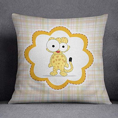 Bonamaison Funda de cojín, Cotton, Multicolor, 45X45