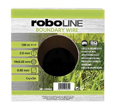 roboLINE Câble de délimitation Premium Copper pour robot tondeuse pour tous les modèles courants
