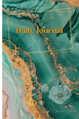 Green Marble Journal: 100 lined blank pages for notes or anything you like!