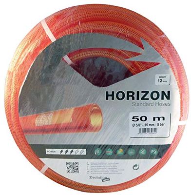 Riegolux 301405 Tubo Horizon Tricotto, Rosso, 15 x 50 m