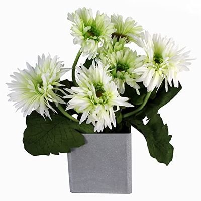 Leaf Artificial Potted Daisy Plant