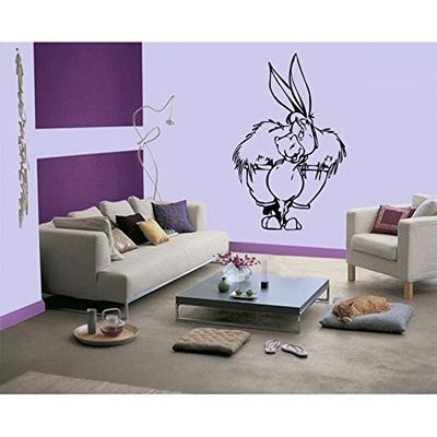 Stickers Ane baté - Bleu Foncé, L 120cm x H 180cm