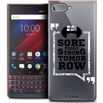 Beschermhoes voor BlackBerry Key2 LE, ultra dun Quote Strong Tomorrow