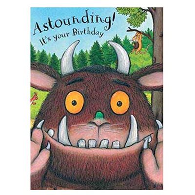 The Gruffalo 'Verbazingwekkend!' verjaardagskaart voor elke leeftijd door Danilo - GR011