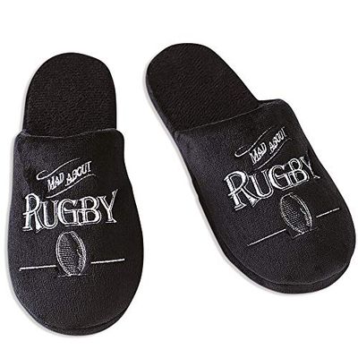 Arora Ultimate Gift for Man Slippers-Rugby-Large, Multicolour, Size 11-12