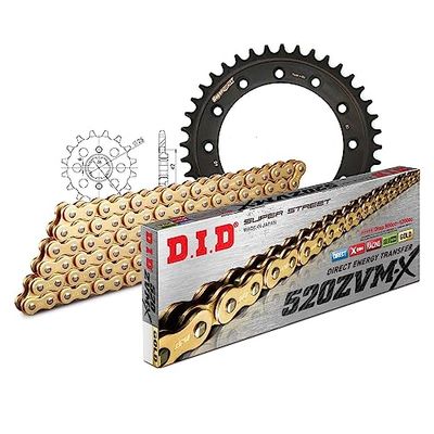 Kettingset DID staal 520ZVM-X / 106 eindeloos voor Honda XL R RD LC 600 cc bj. 1985-1987