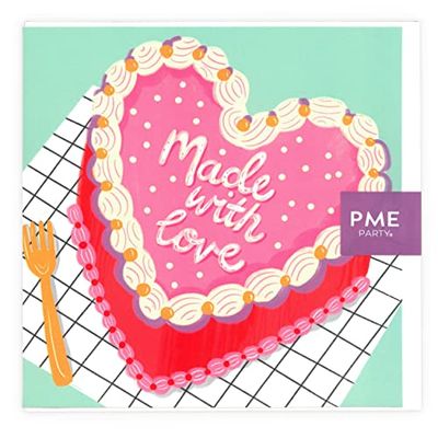 PME 'Made With Love' Hartcake Wenskaart