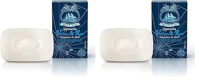 Helan Vetiver & Rum - Solid Hand Soap & Body Soap for a Gentle & Natural Cleansing - Scented Soap Bar for Soft, Moisturised & Hygienised Skin, Enriched with Sweet Almond Oil - Made in Italy, 100 g