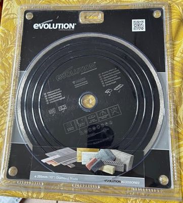 EVOLUTION POWER TOOLS Folha de diamante, multicolorida, 255 mm