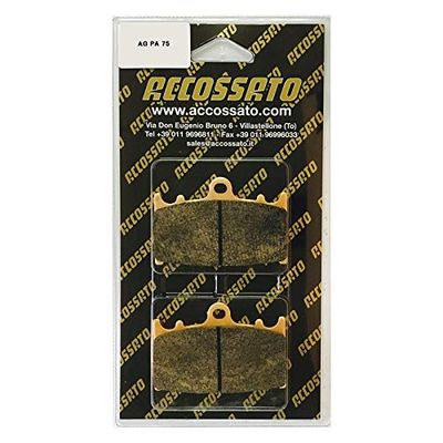 aCCOSSATO agpa75ev1-p51258 Plaquette de Frein, noir, taille unique