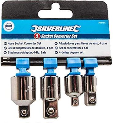 Silverline 793755 Socket Converter - Set van 4