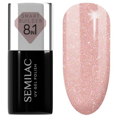 804 Semilac Smart Builder Glitter Soft Beige 7 ml