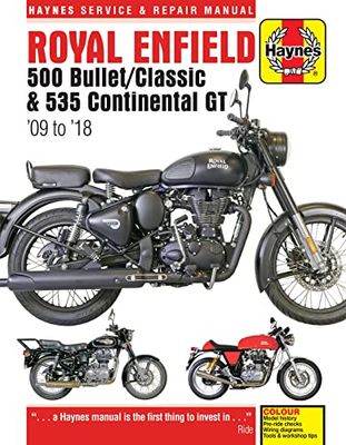 Royal Enfield 500 Bullet / Classic & 535 Continental GT Haynes Service and Repair Manual