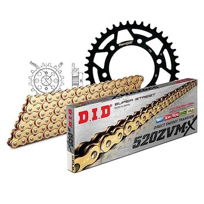 Kettingset DID staal 520ZVM-X / 100 eindeloos voor Ducati SS 750 cc bj. 1999-2002