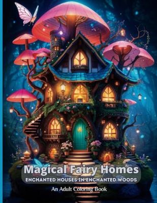 Magical Fairy Homes: Enchanted House in Enchanted Woods. An adult coloring book.