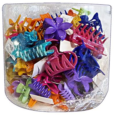 Glooke Selected Set 80 Fontana Surceo Pinza c-784-01 Colori Assortiti Prodotti per Capelli, Multicolore, Unico