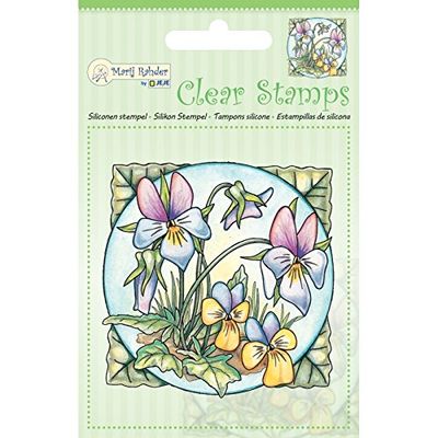 JEJE przezroczysty stempel, materiał syntetyczny, 12,1 x 8 x 0,4 cm