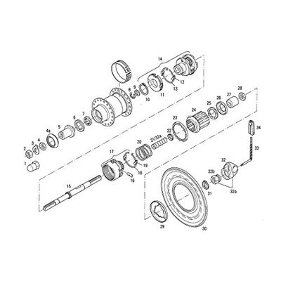 Sram 2135851800 Bloqueo Klink Tirantes, Color Blanco, 16 x 6 x 16 cm