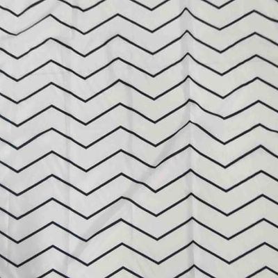 Gedy Rideau 120 x 200 cm Zigzag Blanc/Noir