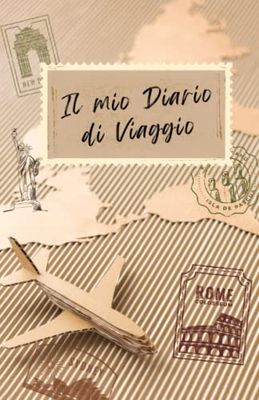 Diario di viaggio: Pianifica, organizza, gestisci, annota e ricorda il tuo viaggio! | Tema cartone