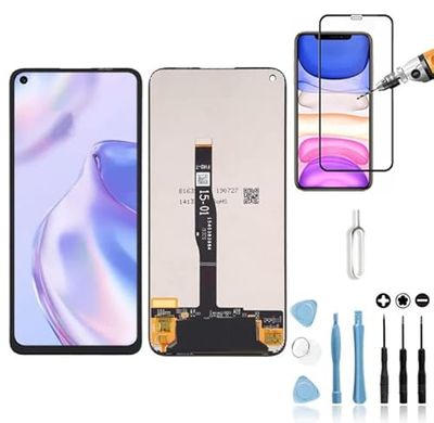 Mobilevie Écran Compatible avec Huawei P40 Lite Noir : Remplacement Écran LCD + Vitre Tactile Haute Qualité Facile-à-Monter sans Châssis