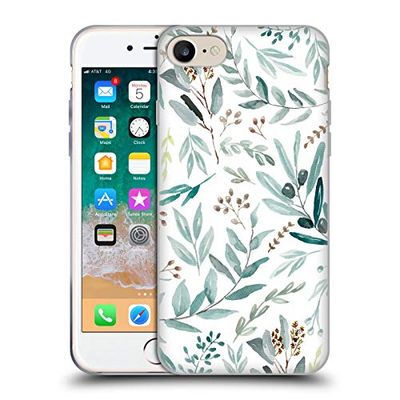 Head Case Designs Licenciado Oficialmente Anis Illustration Eucalipto Bombacha Caso Funda de Gel Suave Compatible con Apple iPhone 7/8 / SE 2020 & 2022